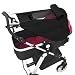 Iywish Waterproof Baby Stroller Sun Shade Stroller Shade Extender Canopy Pram Sun Protection UPF50 Blackout Cover Shield Pushchair Baby Car Seat Strollers Awning Sunshade Extension with Viewing Window - Image 2