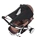 Iywish Waterproof Baby Stroller Sun Shade Stroller Shade Extender Canopy Pram Sun Protection UPF50 Blackout Cover Shield Pushchair Baby Car Seat Strollers Awning Sunshade Extension with Viewing Window - Image 3
