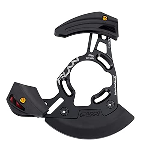Funn Zippa DH Chain Guide ISCG05 Interface BSA Adapter Included 32T38T Mountain Bike Chain Protector Black
