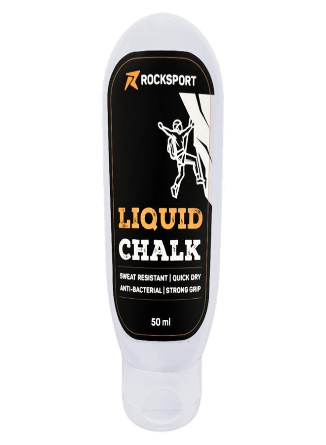 Rocksport Liquid Chalk for Gym, Weightlifting & Climbing - Quick Drying Lifting Chalk | Gym Powder for Grip | Non-Messy Chalk for Gym, Fitness, Crossfit & Calisthenics | 50 ML - Image 1