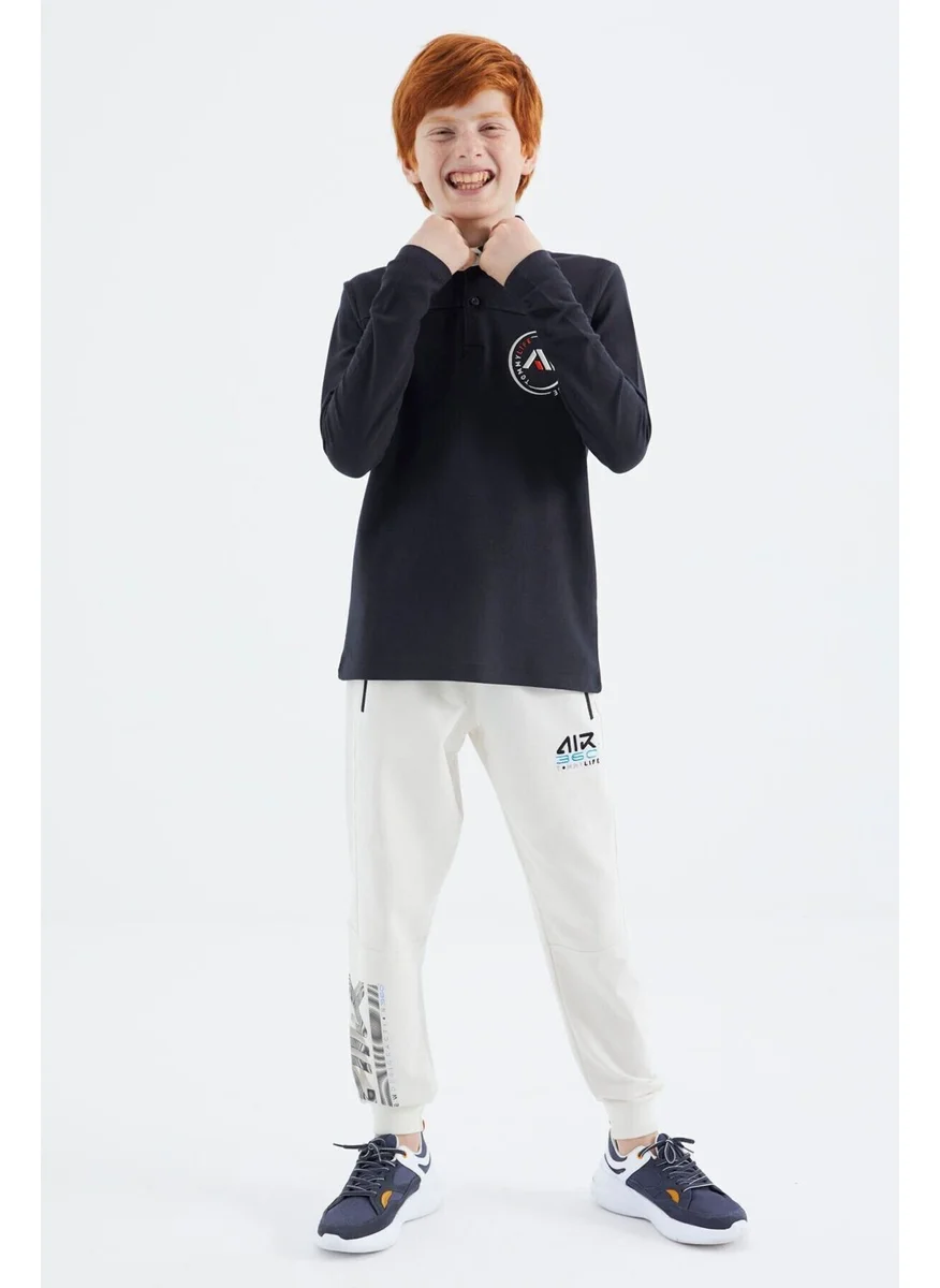 تومي لايف Navy Blue Polo Neck Boy T-Shirt - 11172