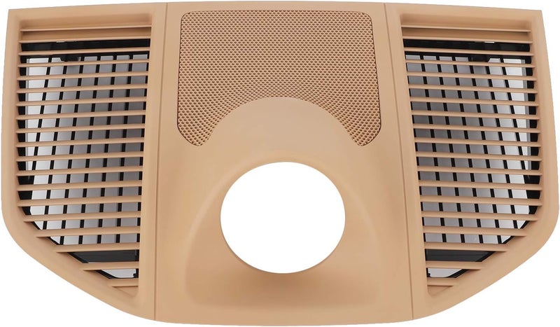 Dash Clock Cover Bezel ABS Dashboard Panel Trim for 2014-2020 - Durable Material, Easy Installation, Perfect Interior Upgrade (Beige) - Image 1