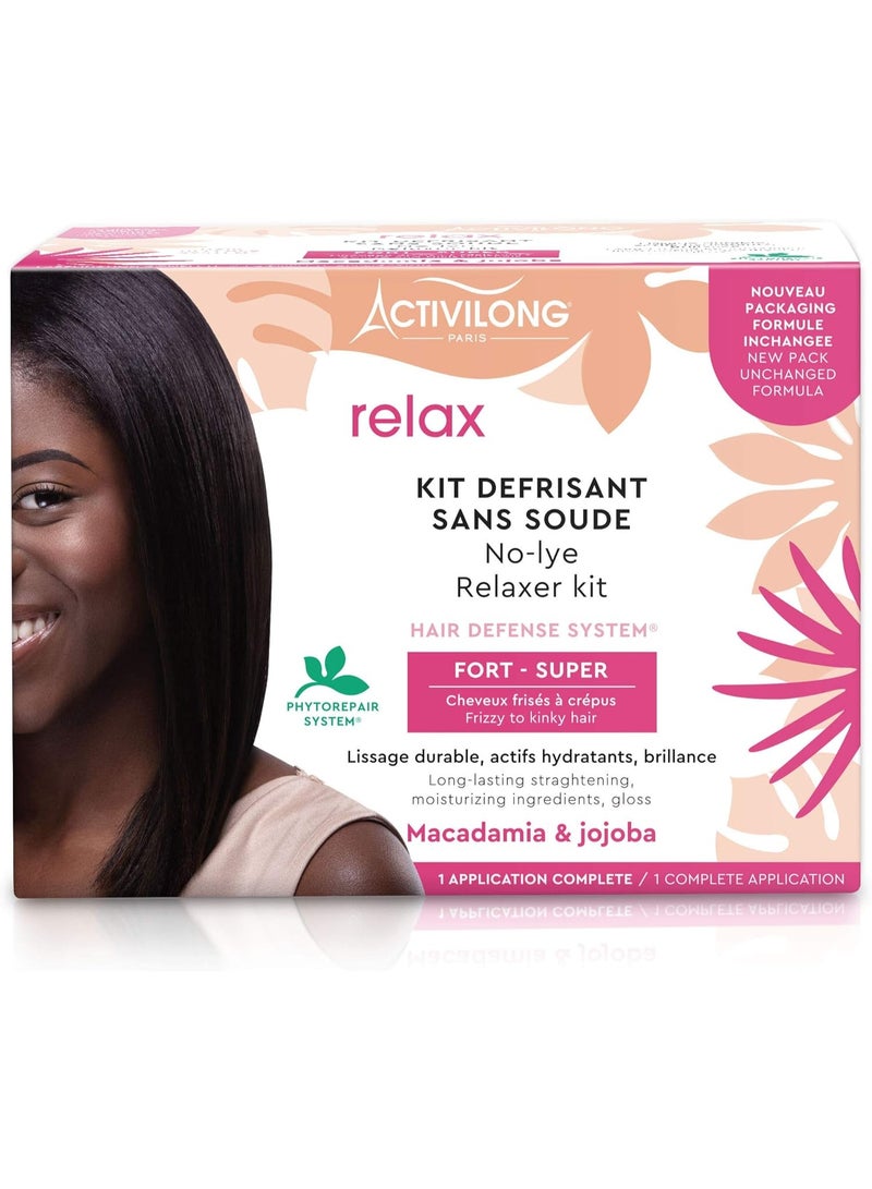 The "Activilong" hair straightening range is sodium-free and features a formula rich in macadamia and jojoba oils for extra strong hair.
