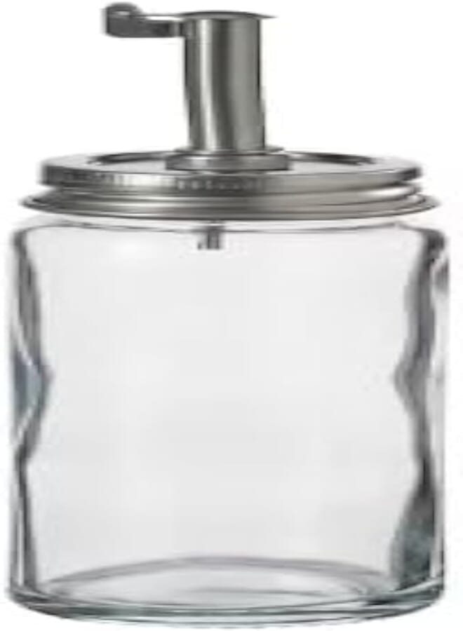 VARIERA VarieraCitronhaj Oil/vinegar bottle, clear glass/stainless steel, 16 cm (6 ¼ ")