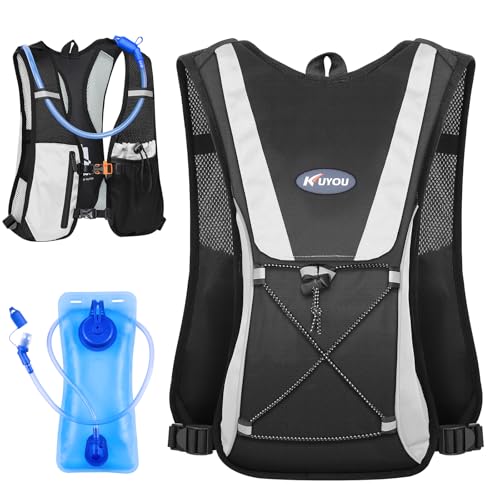 KUYOU Hydration Pack,Water Backpack with 2L Water Bladder Perfect for Running Cycling Hiking Climbing Pouch - Image 1