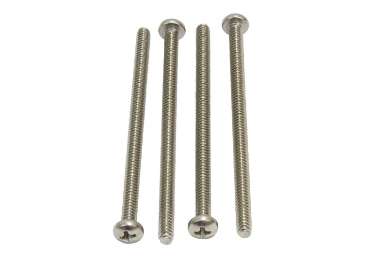Bolt Dropper No. 10-24 x 3" Stainless Pan Head Phillips Machine Screw, (25 pc), 18-8 (304) Stainless Steel Machine Screws, UNC Full Thread, Plain Finish by - Image 4