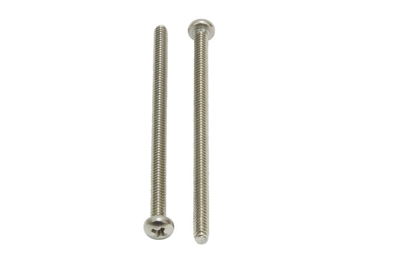Bolt Dropper No. 10-24 x 3" Stainless Pan Head Phillips Machine Screw, (25 pc), 18-8 (304) Stainless Steel Machine Screws, UNC Full Thread, Plain Finish by - Image 3