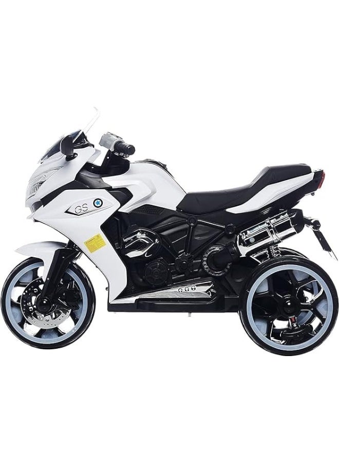 البدر دراجة نارية كهربائية للاطفال من البدر، يمكن الركوب عليها للاولاد والبنات، سيارات العاب مزدوجة قابلة لاعادة الشحن، بطارية 12 فولت ومحركين، مناسبة لعمر 2-8 سنوات، من البدر - Image 2