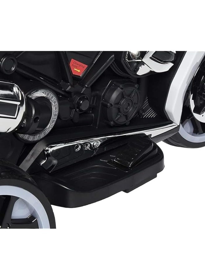 البدر دراجة نارية كهربائية للاطفال من البدر، يمكن الركوب عليها للاولاد والبنات، سيارات العاب مزدوجة قابلة لاعادة الشحن، بطارية 12 فولت ومحركين، مناسبة لعمر 2-8 سنوات، من البدر - Image 5