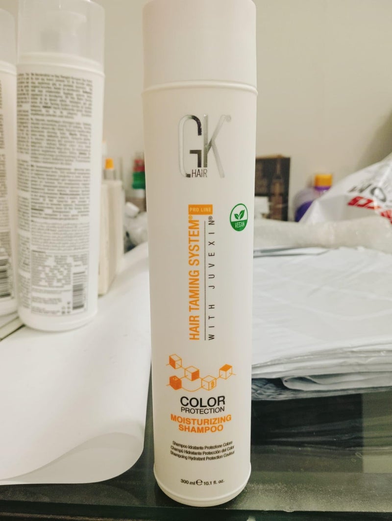 GK HAIR Vegan shampoo For Color And Keratin Treated Hair Prevent Fading Sulfate-Free Formula For your Daily Hair Care Routine| 10.1 fl oz - Image 2