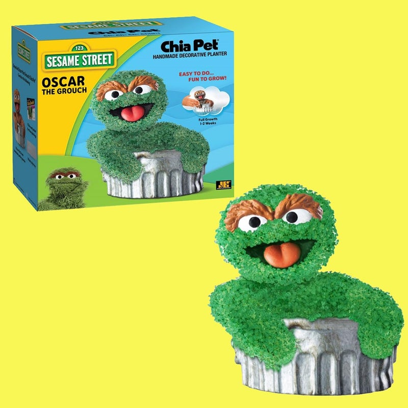 Chia Pet Oscar The Grouch with Seed Pack, Decorative Pottery Planter, Easy to Do and Fun to Grow, Novelty Gift, Perfect for Any Occasion - Image 4