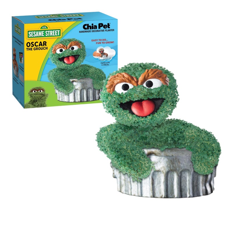Chia Pet Oscar The Grouch with Seed Pack, Decorative Pottery Planter, Easy to Do and Fun to Grow, Novelty Gift, Perfect for Any Occasion - Image 5