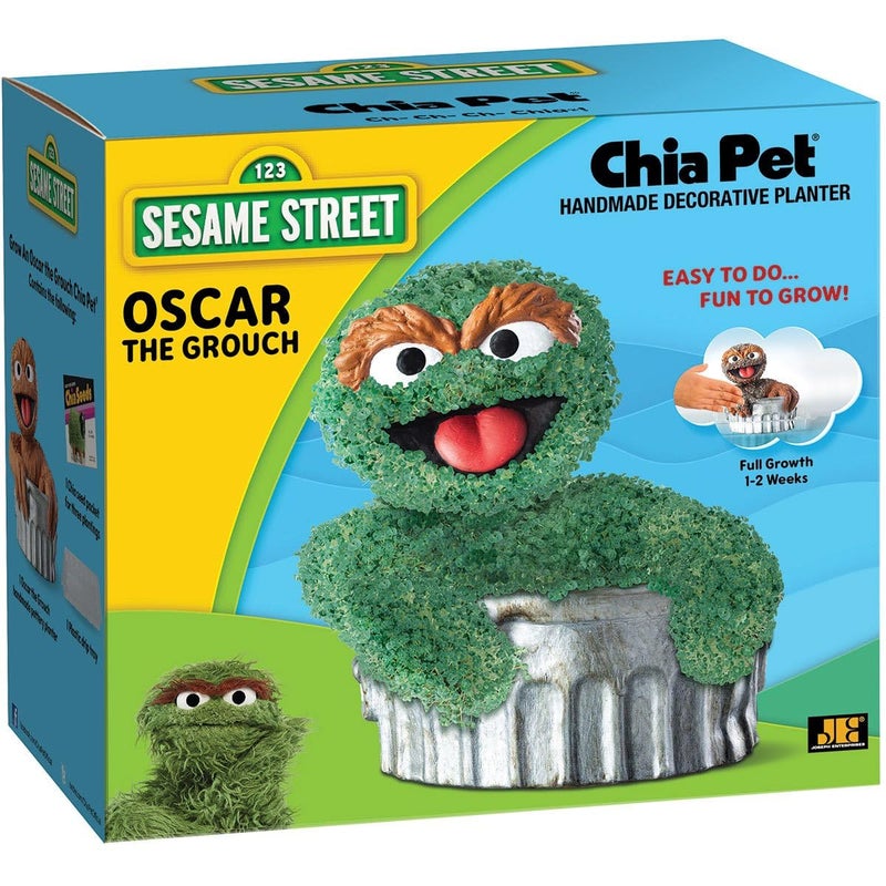 Chia Pet Oscar The Grouch with Seed Pack, Decorative Pottery Planter, Easy to Do and Fun to Grow, Novelty Gift, Perfect for Any Occasion - Image 2