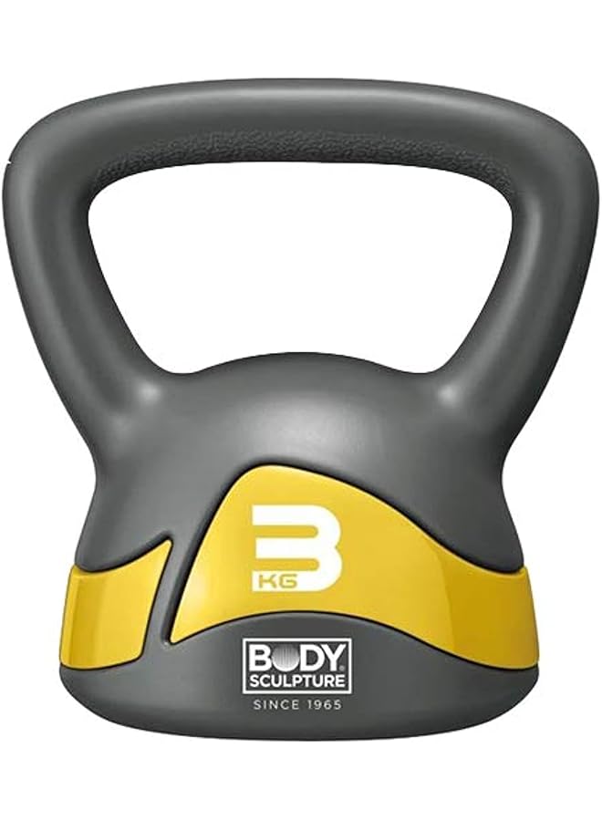 BODY SCULPTURE Soft Iron Kettle 3Kg Grey/Yellow
