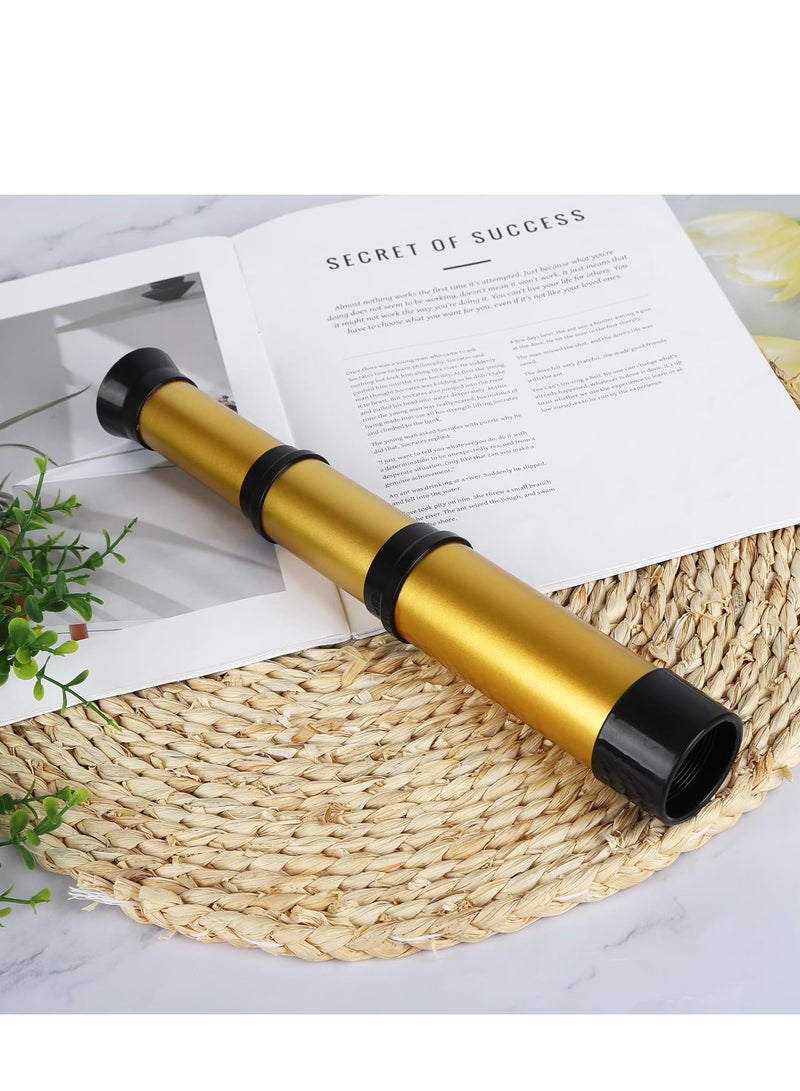 VADCRE Kids Monocular Pirate Telescope Toy, Portable Telescope with Retractable Design for Boys and Girls, Gold - Image 3