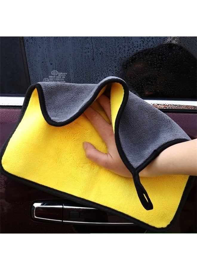 yongsheng 3-Piece Bounds Cleaning Towel，Microfiber Cleaning, Car Detailing Towel Polishing Drying Cloth  30*30cm  - Image 2