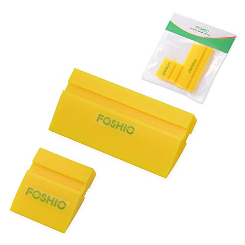 FOSHIO Mini Squeegee Window Film Tools,Rubber Squeegee Water Blade Decal Wrap Applicator Car Home Tint - Image 1