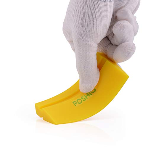 FOSHIO Mini Squeegee Window Film Tools,Rubber Squeegee Water Blade Decal Wrap Applicator Car Home Tint - Image 3