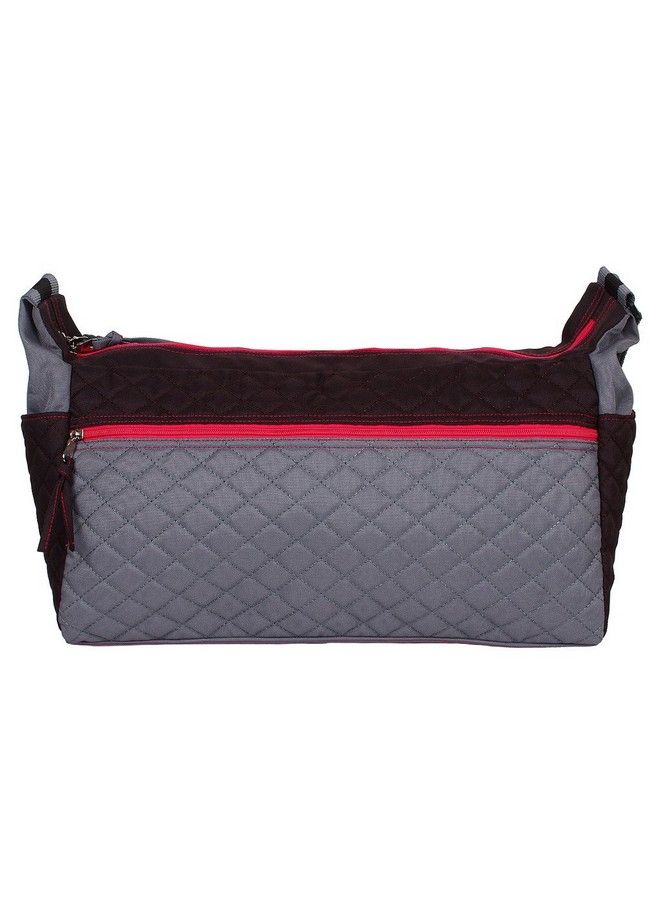 Anekaant Mumsy Grey Polyester Diaper Bag - Image 5