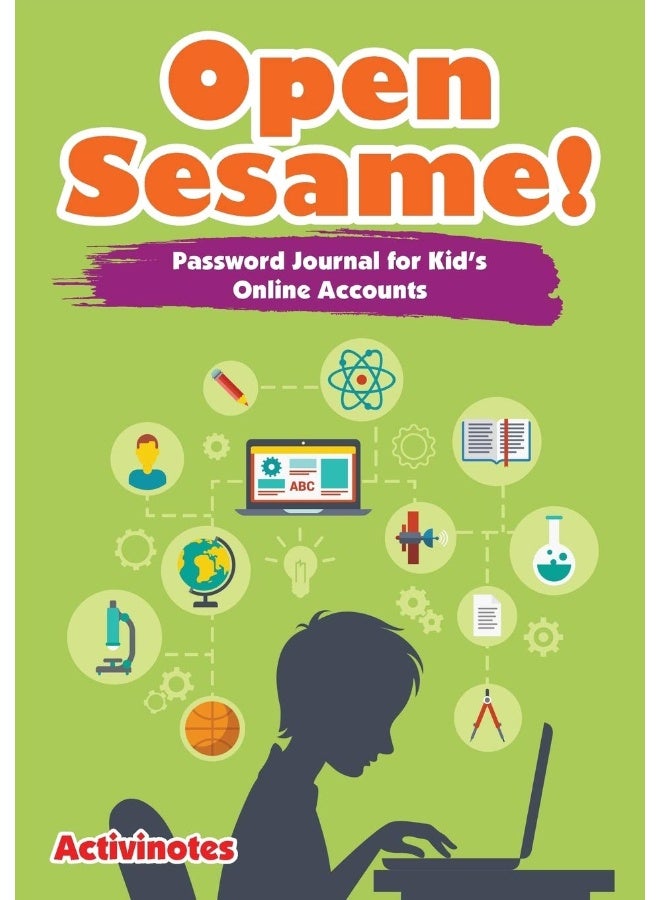 Open Sesame! Password Journal for Kid's Online Accounts  - Image 1
