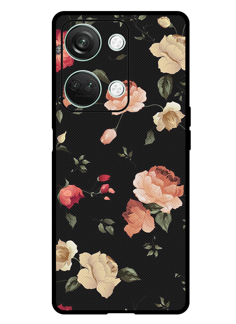 Theodor Protective Case Anti Scratch Shock Proof Bumper Cover For OnePlus Nord 3 Colourful Lotus  - Image 1