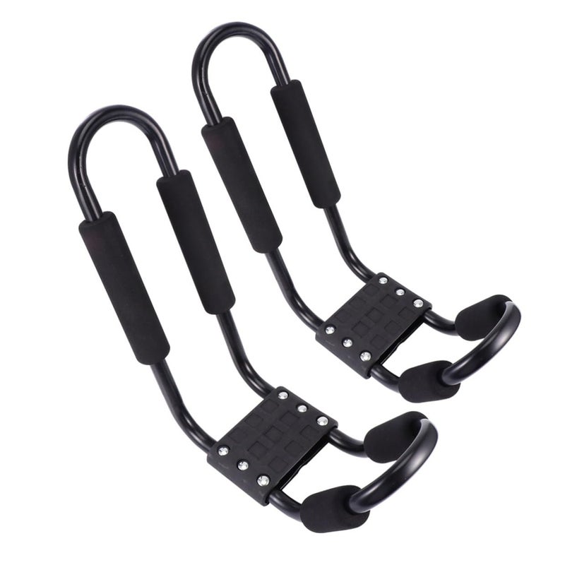 Heavy Duty SUV Kayak Roof Rack Detachable Canoe Surfboard Carrier Crossbar Set - Image 2