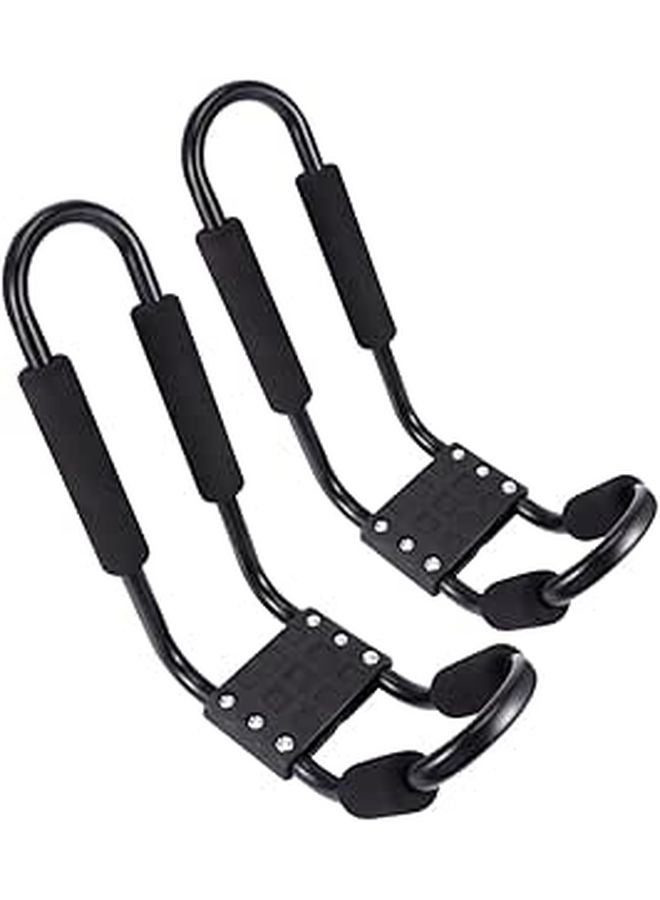 Heavy Duty SUV Kayak Roof Rack Detachable Canoe Surfboard Carrier Crossbar Set - Image 1