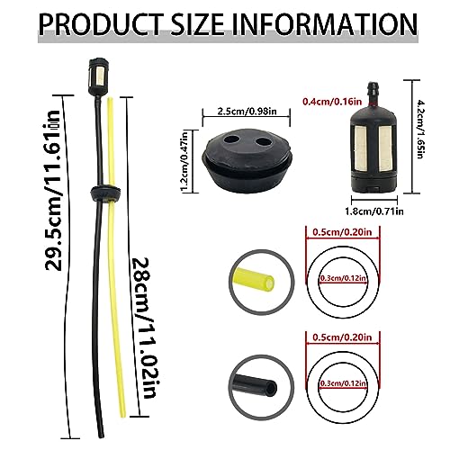 FLMLF Tubing Oil Filter kit with Fuel Tank Cap fit zenoah Engine chongyang Engine for Hpi Baja Rovan King Motor 5B 5T 5SC - Image 3
