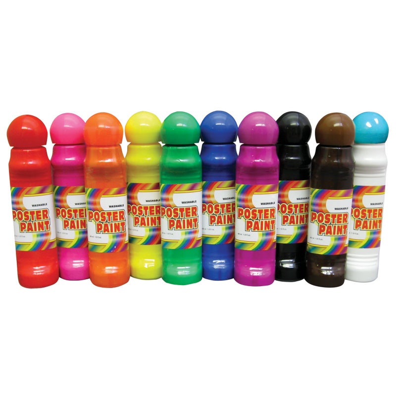 Crafty Dab Poster Paint Arts Crafts Multi CV78923 16 Fl Oz Pack of 10