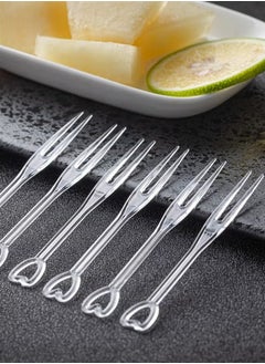 Generic 58pcs Disposable Plastic Fruit Forks for Family Parties Birthday Weddings  - Image 4