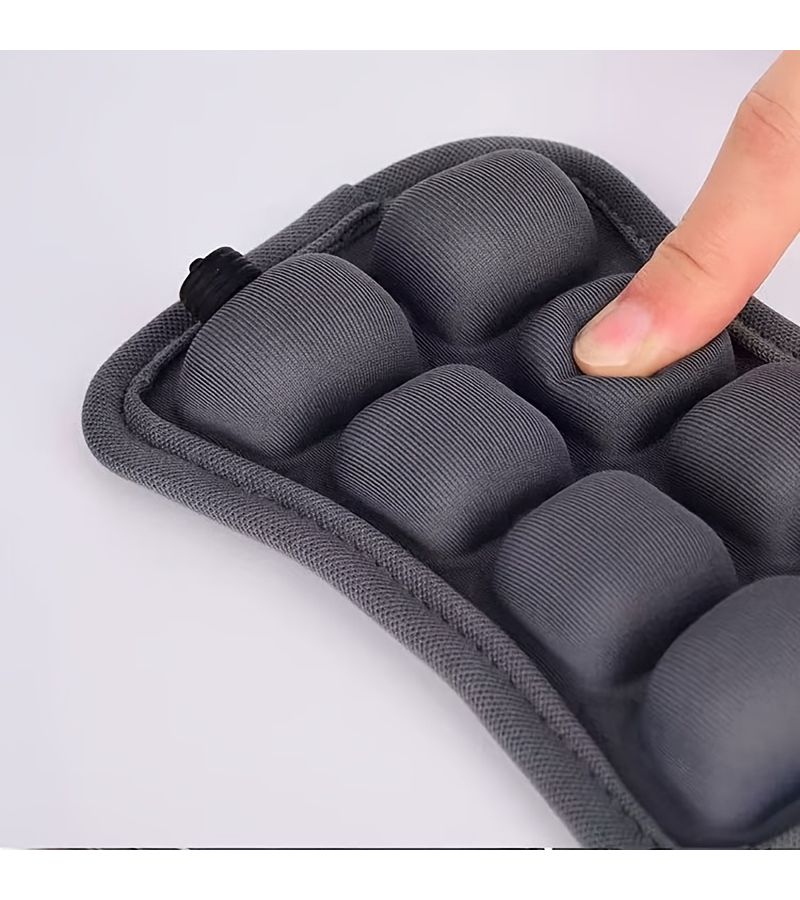 Orange Inflatable 3D Airbag Mouse Pad with Wrist Rest and Water Fill Pump - Image 5