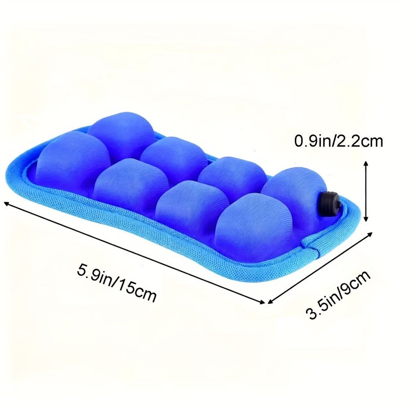 Orange Inflatable 3D Airbag Mouse Pad with Wrist Rest and Water Fill Pump - Image 2