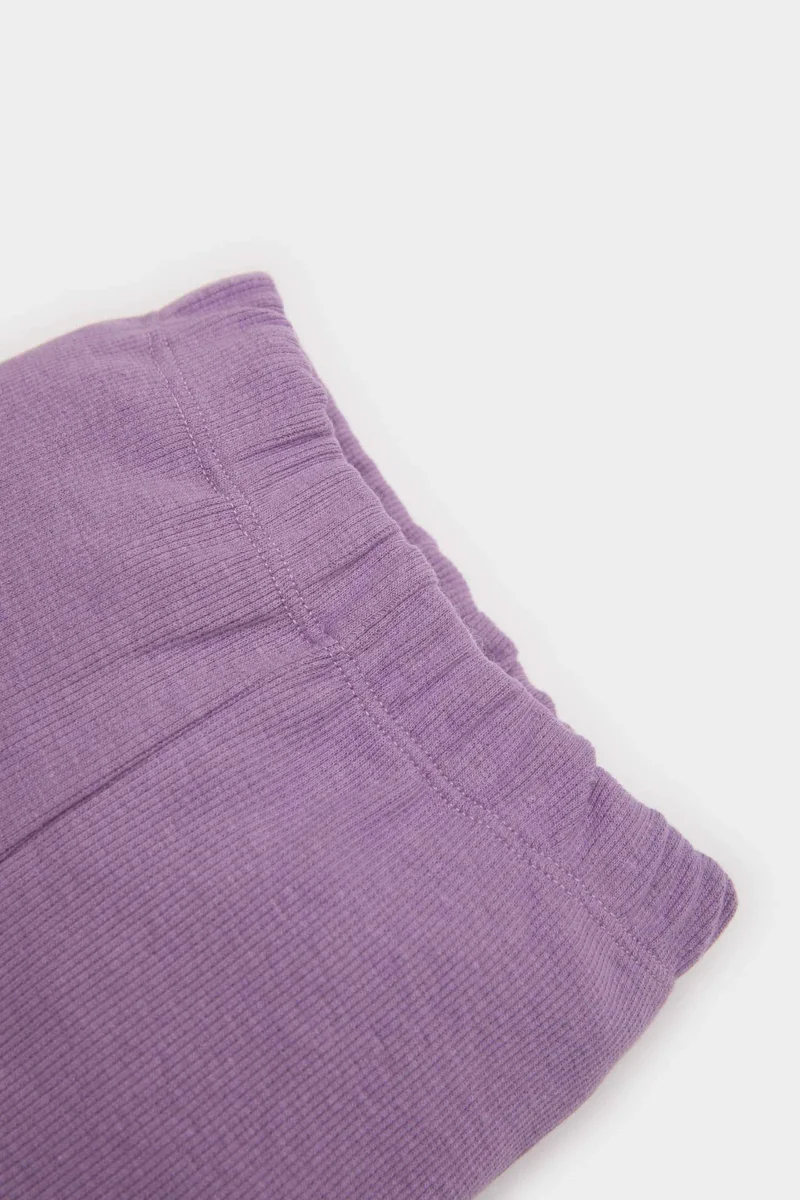 DeFacto Baby Girl Ribbed Camisole Elastic Waist Shorts