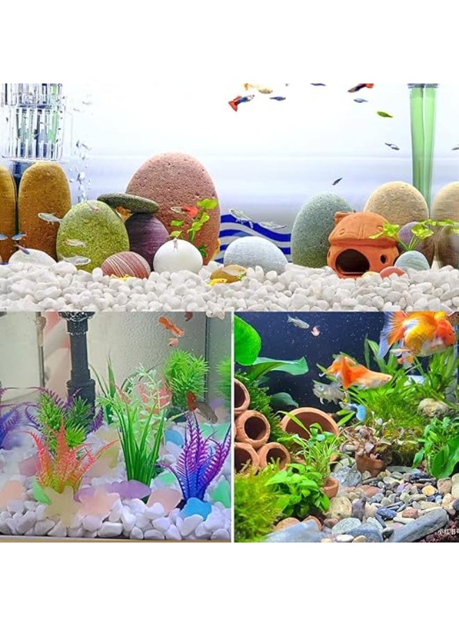 2LB Succulent and Cactus Gravel Pebbles, 1/5 Inch Natural Decorative Polished Stones, River Rocks for Vases, Aquariums, Terrarium and Outdoor Gardening, Mixed Color - Image 4