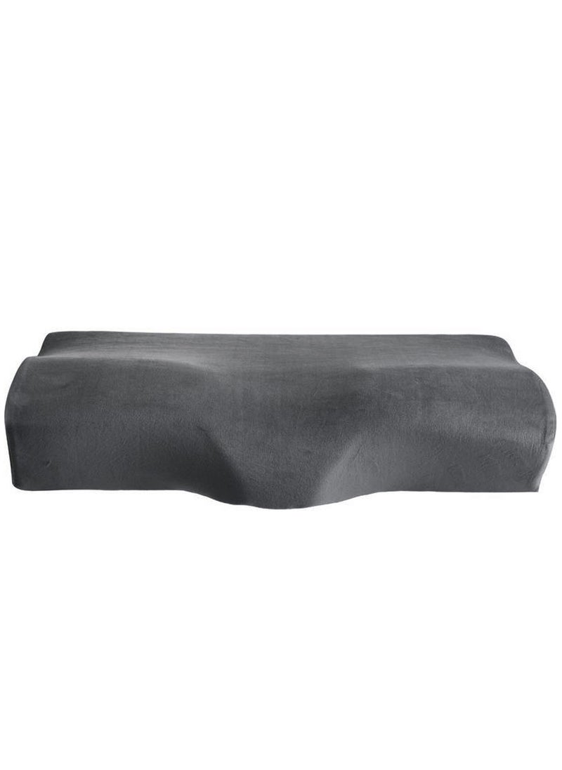 HT - Anti-Snoring Memory Foam Pillow, Comfortable Orthopedic Pillow for Neck Support and Shoulder Pain Relief, Side Sleeping Pillow with Washable Cover, Gray - Image 1