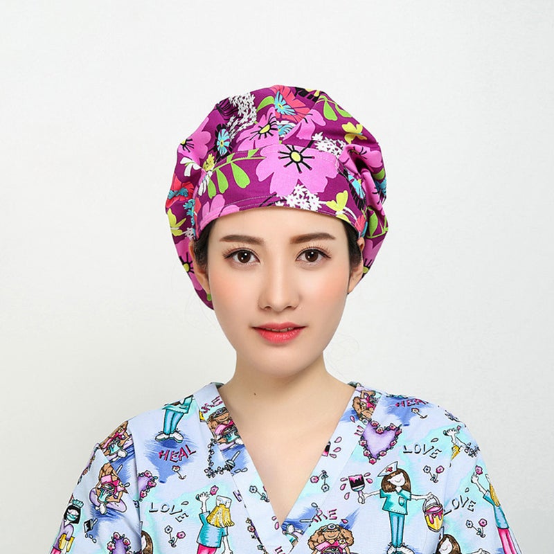 Operating Room Hat Cotton Working Oil-proof Kitchen Cooking Baking Headdress ( ) - Image 4