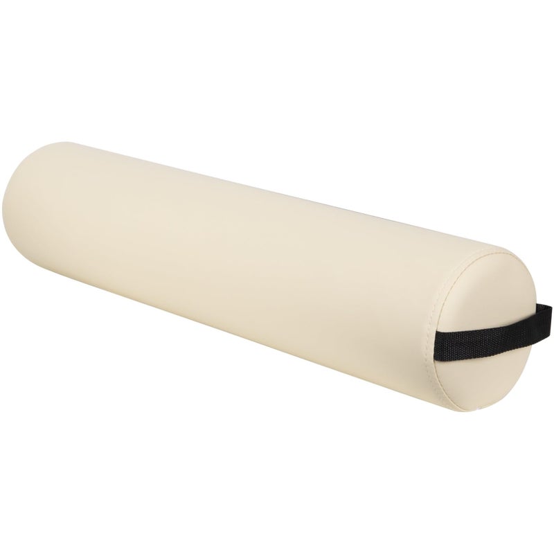ForPro Professional Collection ForPro Full Round Bolster Pillow Crme Oil and StainResistant for Massage and Yoga 6 R x 26 L