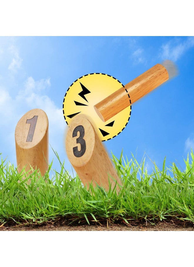 GSE Games & Sports Expert Wooden Throwing Game, 12 Numbered Block Toss Yard Game with Carrying Bag for Outdoor Backyard Lawn, Park with Family and Friends - pzsku/Z84B72B0448131BE4C01CZ/45/_/1740982626/d9151277-92bf-4343-a0a5-67e1c0f19315