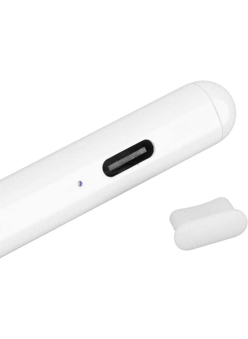 Rechargeable Universal Stylus Pen with Palm Rejection, High Precision Digital Touch Pen for Tablets, Smartphones & Touchscreen Devices, USB-C Charging - Image 3