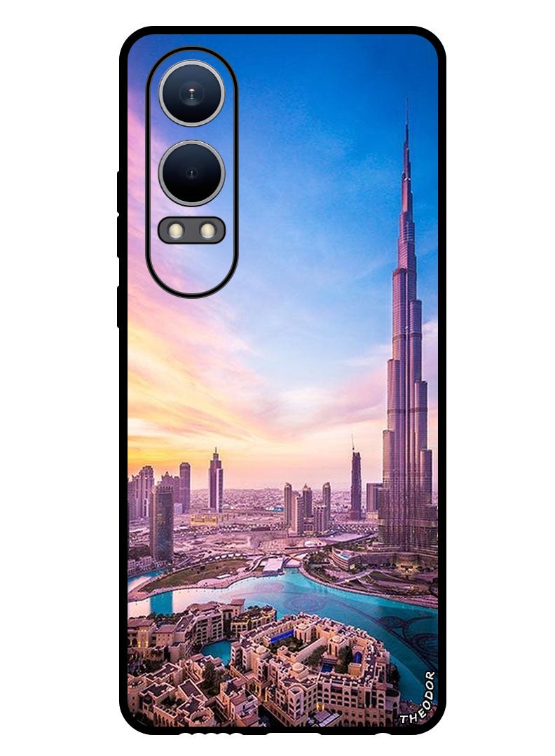 Theodor Protective Case Anti Scratch Shock Proof Bumper Cover For Oppo K12x (China) Burj Khalifa - Image 1