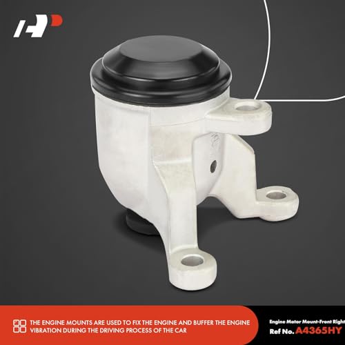 A-Premium 6PCS Engine Motor Mount and Transmission Mount and Torque Strut Mount Kit Compatible with Nissan Altima 2007-2012, Maxima 2009-2014, 3.5L, Replace# 113509N00A, 11350JP00B - Image 4