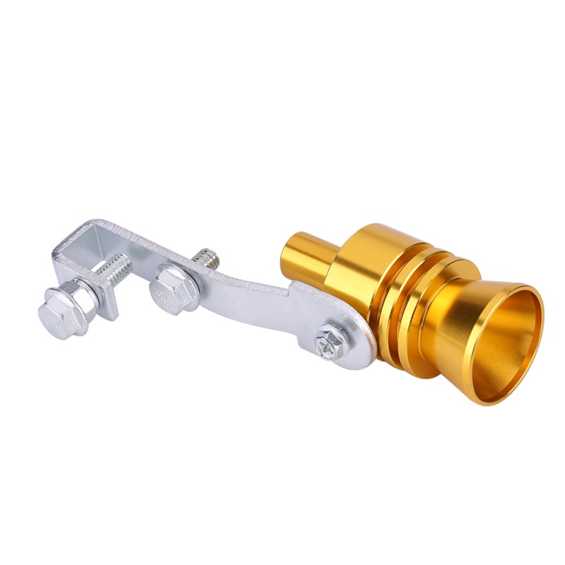 Turbo Sound Simulator Whistle L Size Golden Aluminum Alloy - Universal Fitment For All Vehicles Models - Easy Install Under 2 Minutes - Image 3