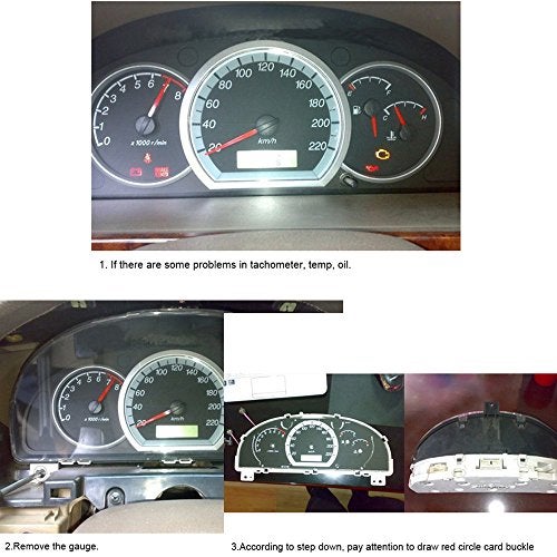 Dr.Roc Instrument Cluster Gauge Stepper Motor Repair Kit X27 168 (6 Motors,10 Backlight Bulbs,1 Remove Tool,Flux Rosin Core Solder) Compatible with Chevy Silverado Tahoe GMC Sierra Yukon - Image 4