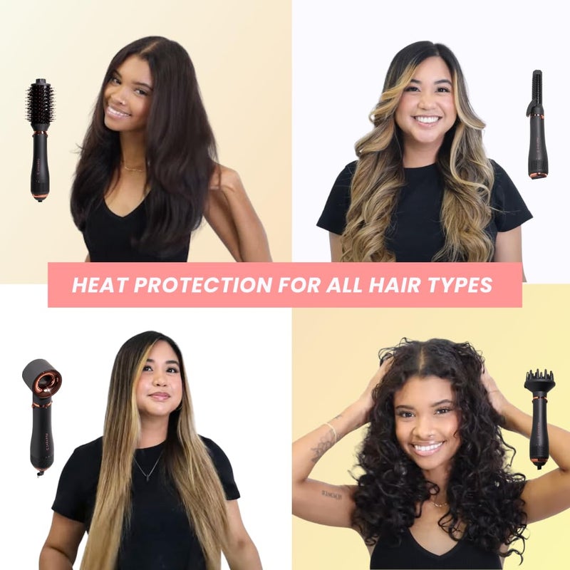 FoxyBae Heat Protectant Spray - Thermal Hair Styling Mist for Curling Iron & Blow Dryer - Prevents Frizz, Damage & Breakage, 8oz - Image 5