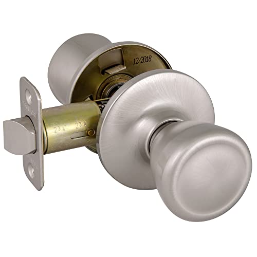 Design House 781914 Tulip Passage Hall and Closet Door Knob Satin Nickel - Image 1