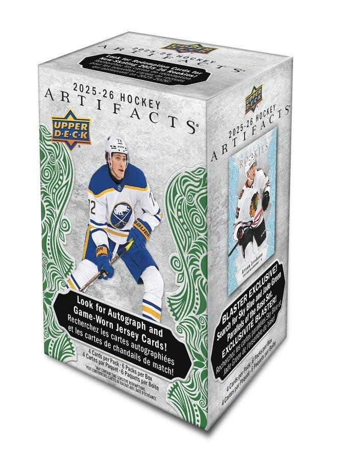Upper Deck 2025-26 Artifacts Hockey Blaster Box - Image 2