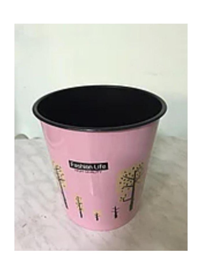 LNA Plastic waste basket with a base for holding a bag 