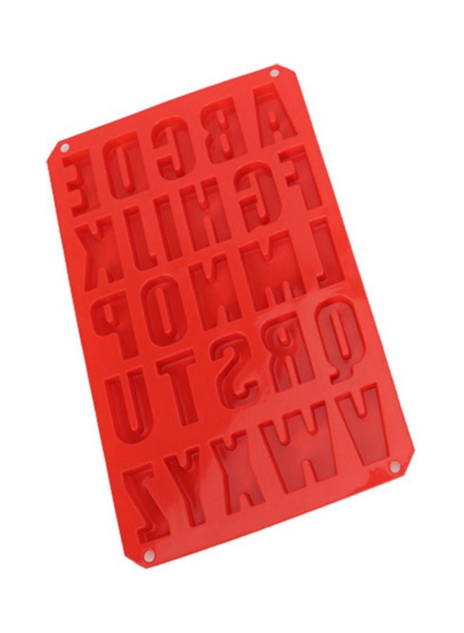 نيبمينينت قالب خبز البودينج على شكل حروف أبجدية أحمر 33 x 3 22.50سم - Image 1