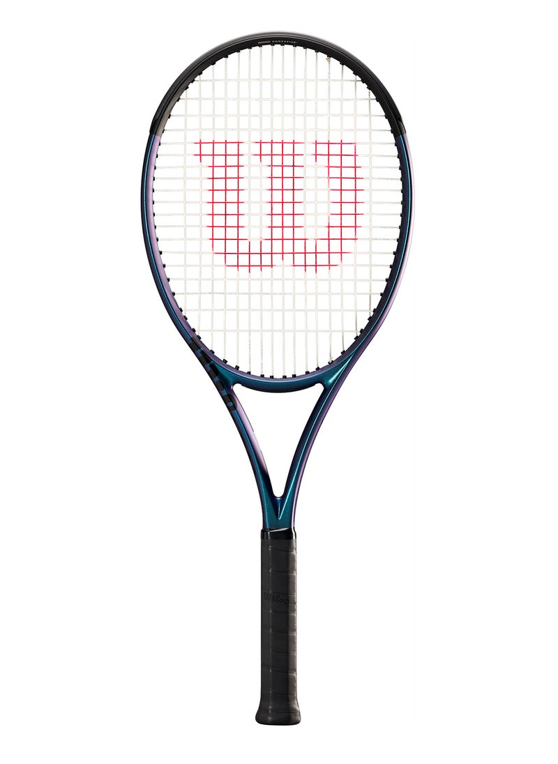Wilson - Ultra 100Ul V4 Tennis Racket, Head 100, 16X19, Adults, Intermediate/ Advanced - Black/ Blue/ Purple - Image 1