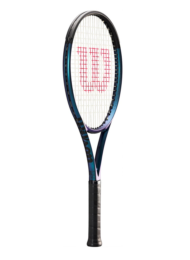 Wilson - Ultra 100Ul V4 Tennis Racket, Head 100, 16X19, Adults, Intermediate/ Advanced - Black/ Blue/ Purple - Image 1